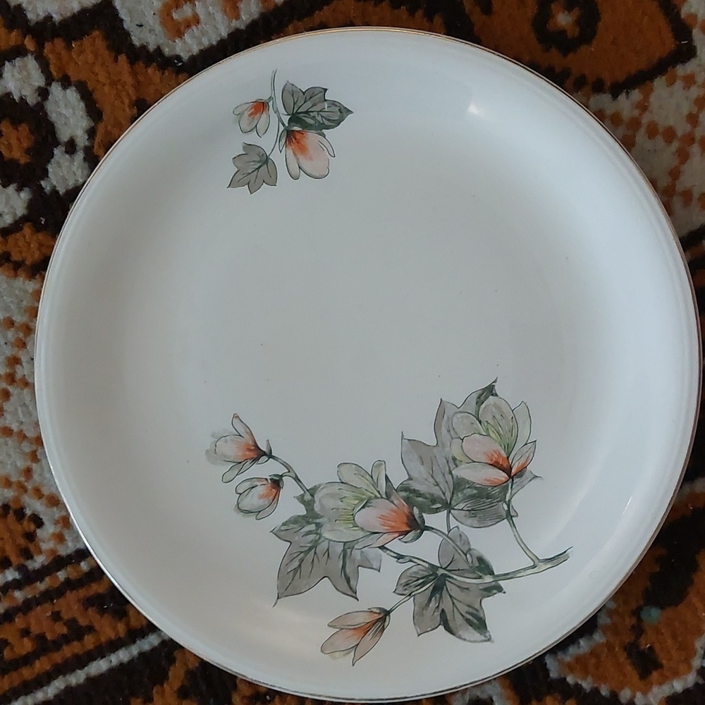 Vintage Grindley England dinner plate 9.8"×9.8"